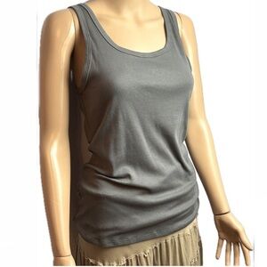A New Day Women's Charcoal Extra Long Tank Top